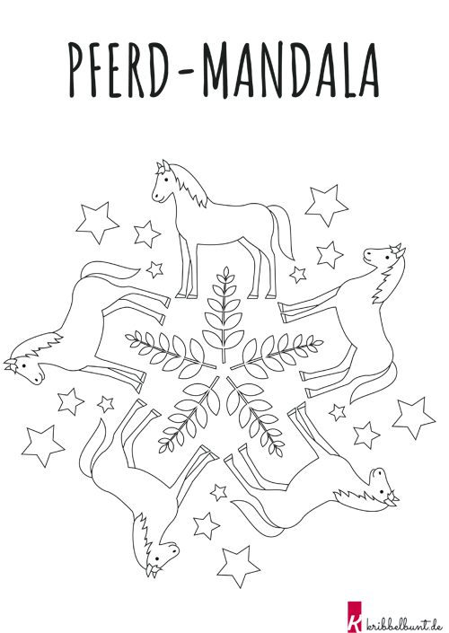 pferde mandala pdf