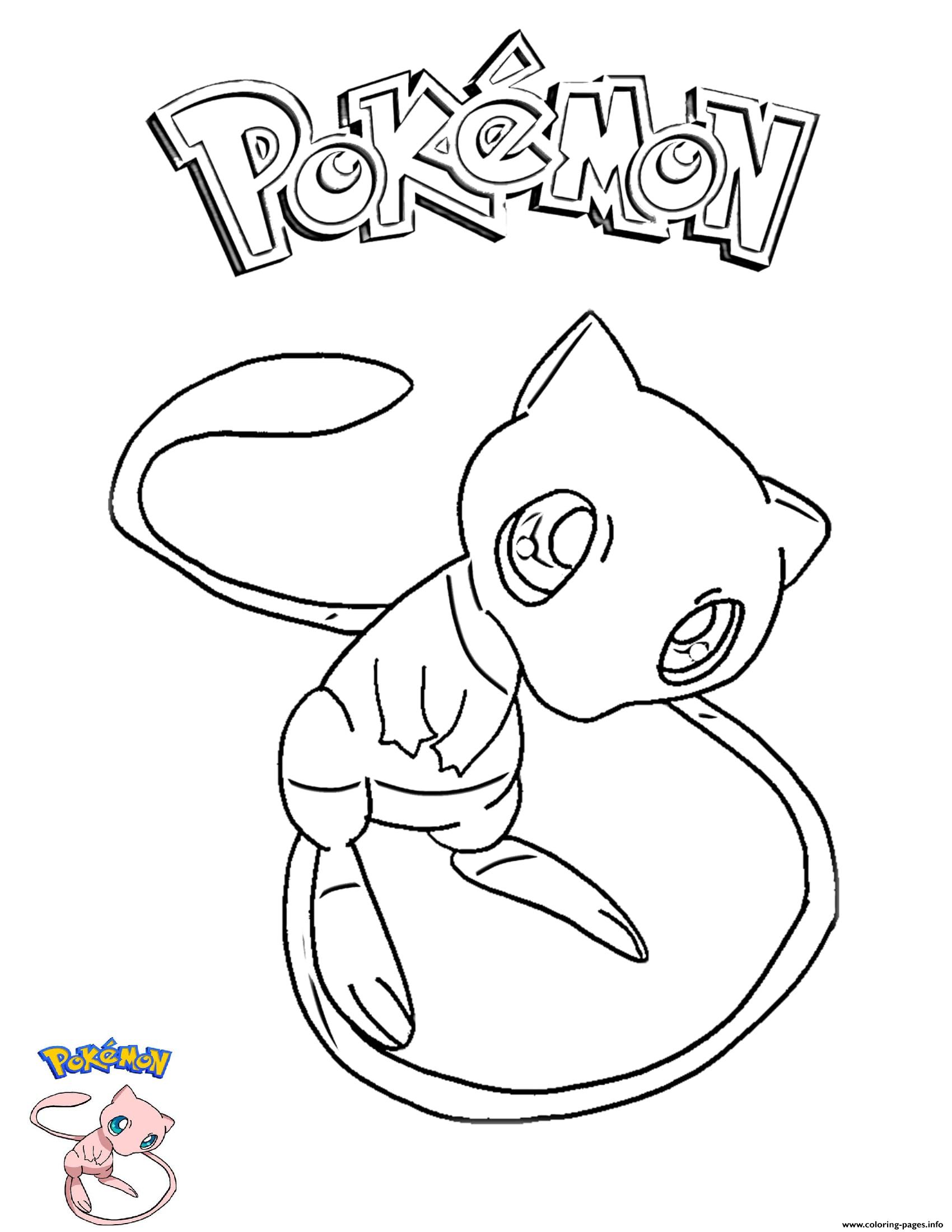 Pokemon Printables Free