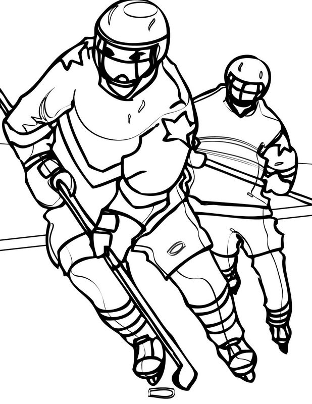 ausmalbilder eishockey