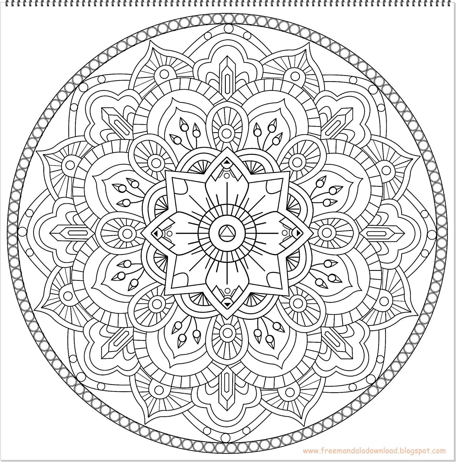 Schwierige Mandalas Für Erwachsene/ Difficult Mandalas for adults