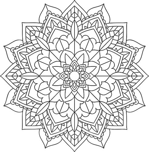 mandala zum ausmalen kinder