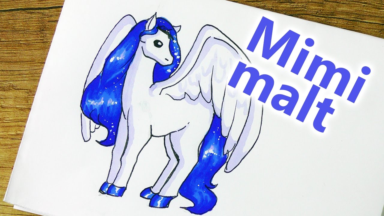 pegasus malen einfach